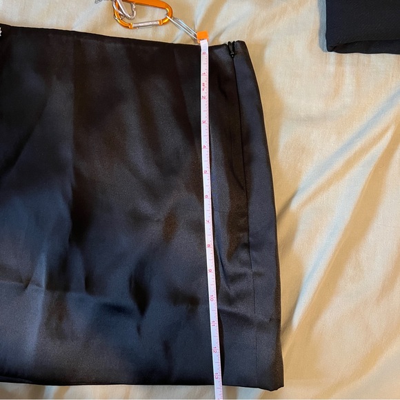 H&M Rhinestone Black Satin Skirt - Picture 4 of 5